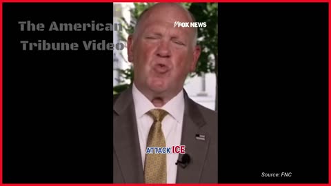 WATCH: Tom Homan Exposes How Democrats are Encouraging Attacks on ICE Agents