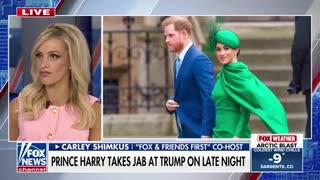 SEE IT_ Prince Harry takes JAB at Trump on late-night show