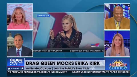 'Pure evil': MAGA hosts freak out after drag queen dresses up as Erik Kirk