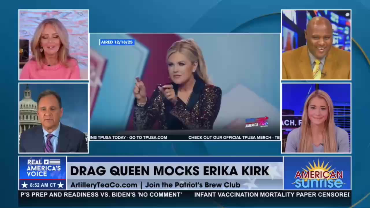'Pure evil': MAGA hosts freak out after drag queen dresses up as Erik Kirk