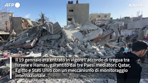 NOTIZIE DAL MONDO Lo stato sionista d'Israele fa saltare la tregua a Gaza la futura riviera del Medio Oriente...