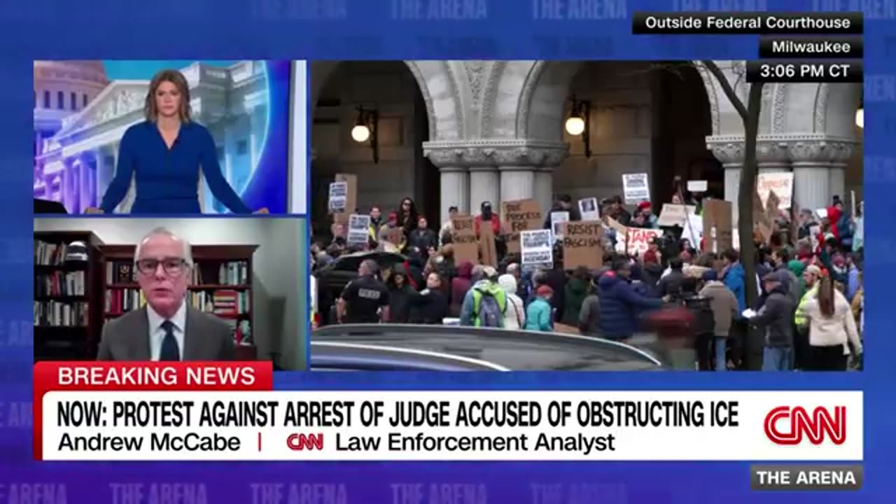 FBI arrests judge for alleged obstruction case.