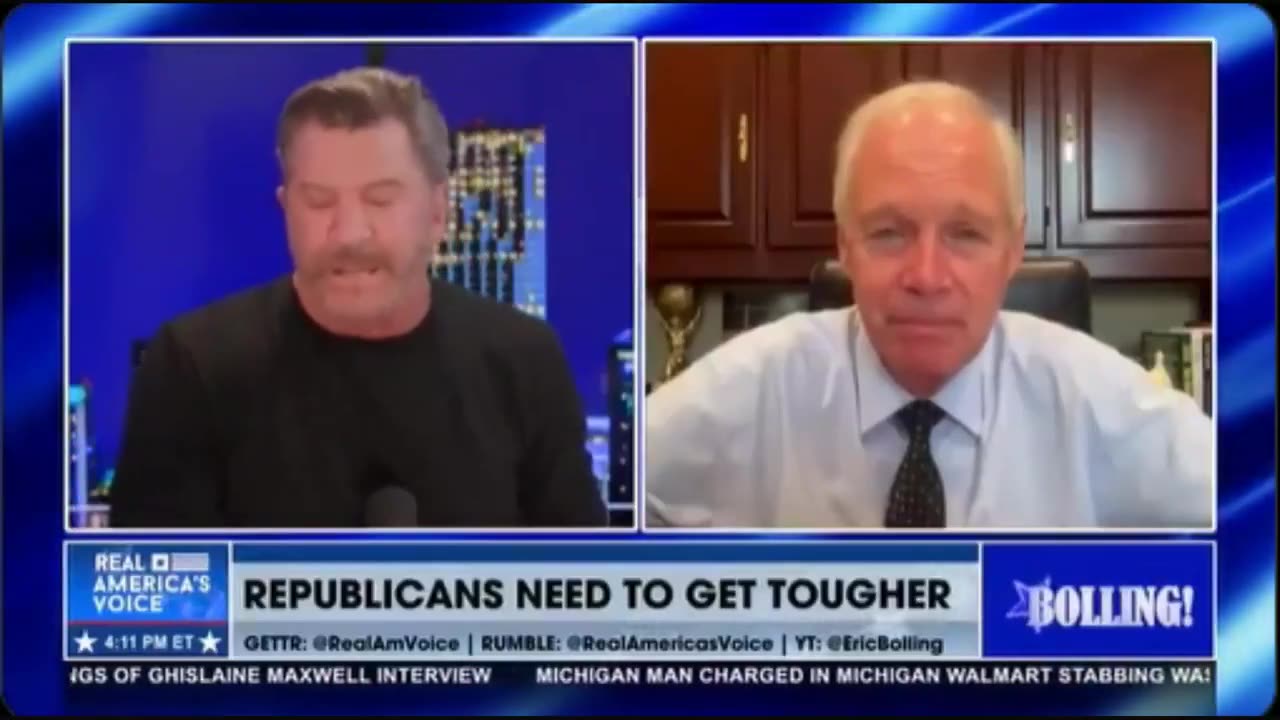 Eric Bolling with Senator Ron Johnson (July 28, 2025) talks about sending the Swamp to GITMO