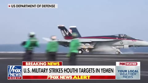 BREAKING: US military strikes Houthi targets in Yemen