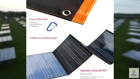 500W Solar Panel Charger, Foldable Portable Solar Panel, Waterproof Solar Charge