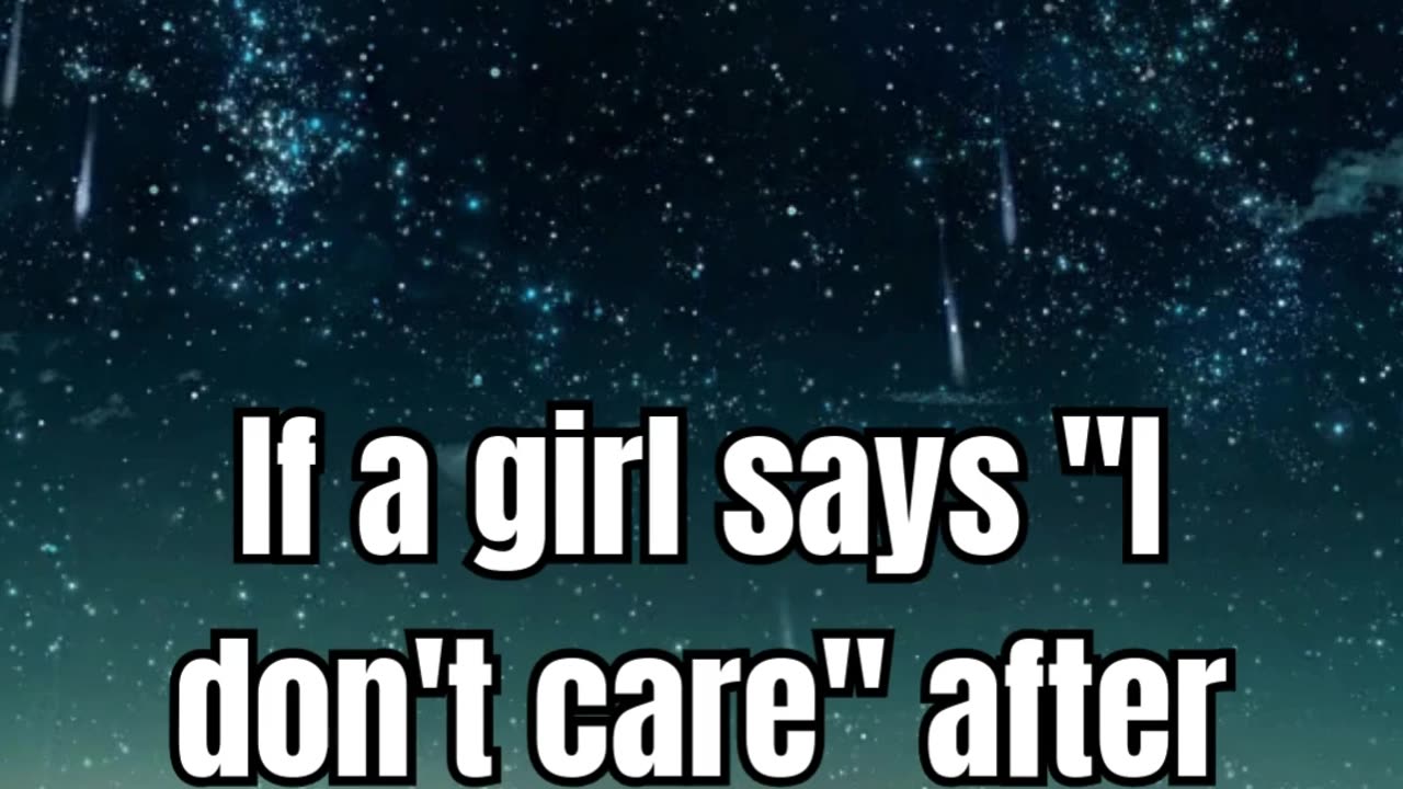 Girl Fact..