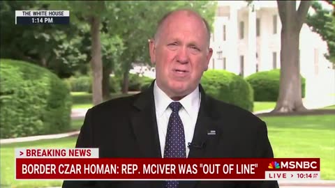 Tom Homan just SLAMMED Rep. LaMonica McIver and the Democrats