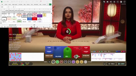 Live Baccarat - 51 units won in 51 minutes