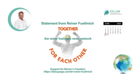 Dr. Reiner Fuellmich - Statement - June 29 2025