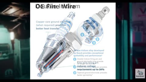 BOSCH 96337 OE Fine Wire Double Iridium Spark Plug - Pack of 4