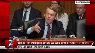 RFK Jr. Erupts In Hearing: We Will Give People The Truth