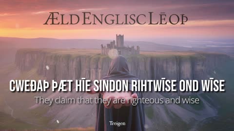 Æld Englisc Lēoþ (Old English Song) | Emotional Uplifting Vocal Epic Orchestral Music