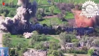 Ukrainian Mig-29 Sends AASM-250 Guided Bombs into Russian Outpost