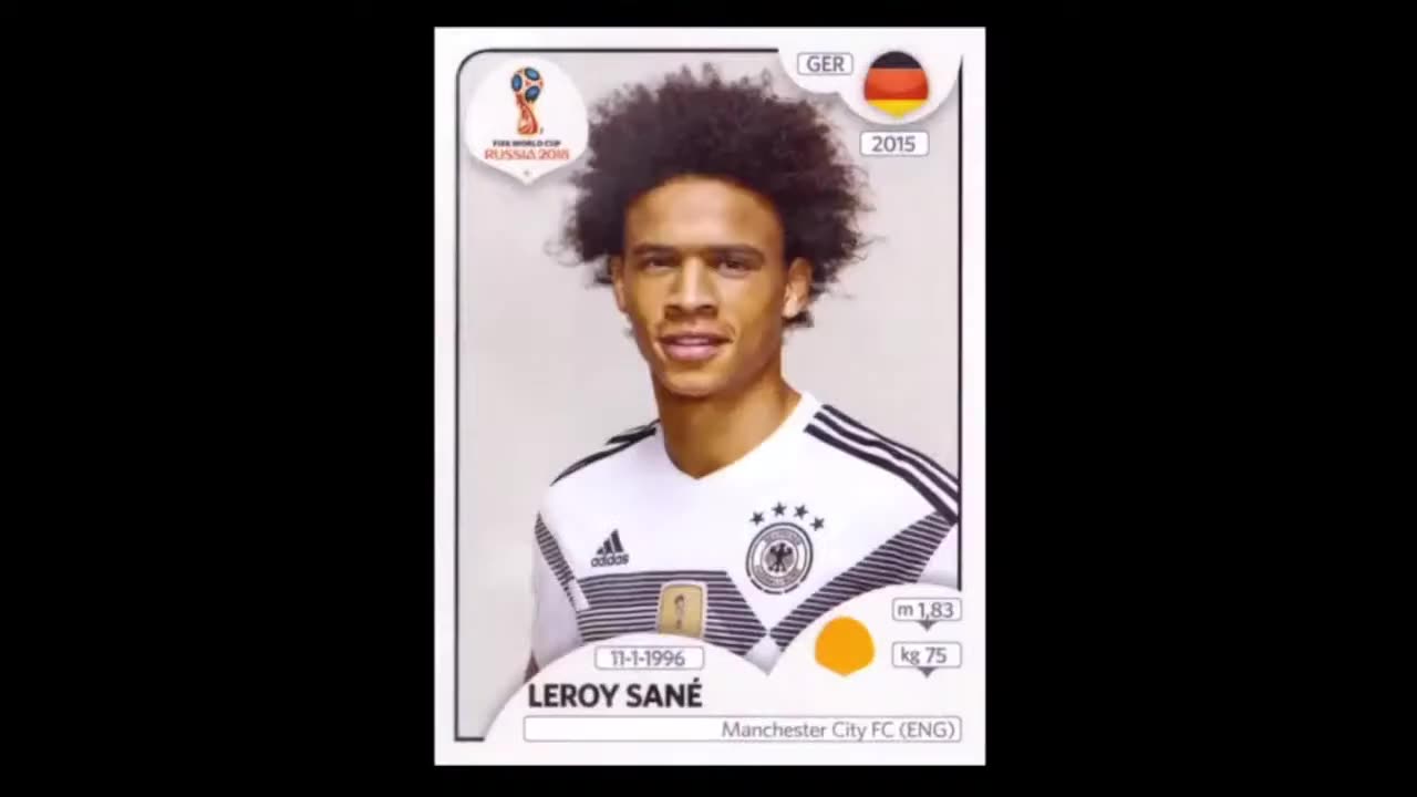 PANINI STICKERS WORLD CUP 2018 ALL TEAMS