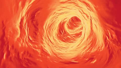 Background Motion, Motion Graphics, Fiery Tunnel Background Loop 4k