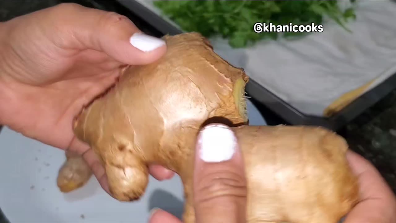 How to freeze ginger