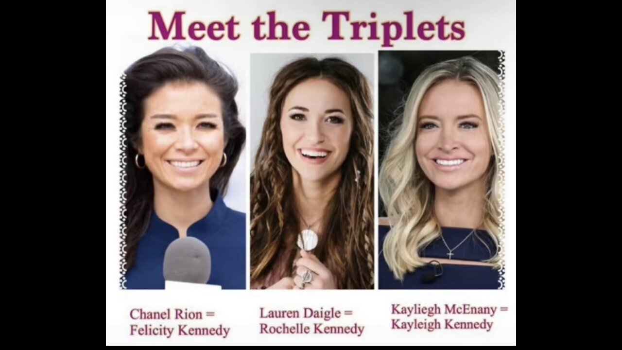 Meet The Kennedy ( ? ) Triplets