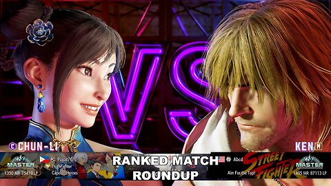 Kuya Kalbo SF6 Ranked Match Roundup. Chun Li Master Rank [Hori Fight Stick]