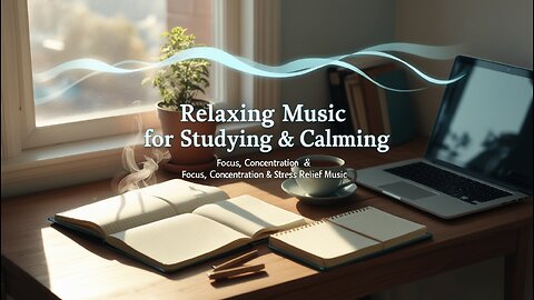 📚 Relaxing Music for Studying & Calming 🌿 | Focus, Concentration & Stress Relief Music