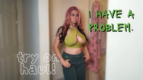 try on my old college going out tops with me