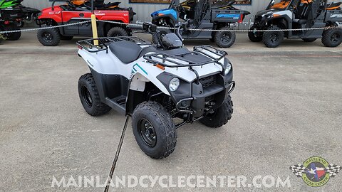 2023 KAWASAKI BRUTE FORCE 300 IN WHITE WALK-AROUND
