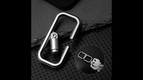 Titanium Alloy Creative Car Keychain