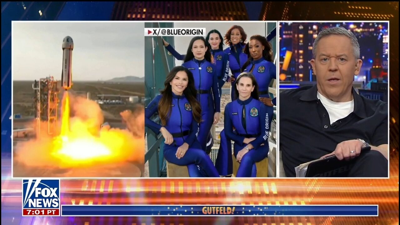Gutfeld Roasts Blue Origin's All Female Space Flight