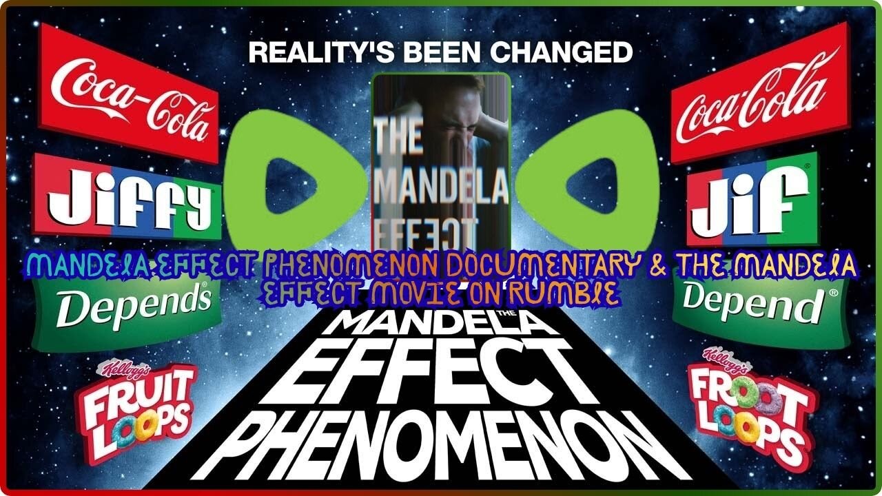 Mandela Effect Phenomenon Documentary 2024. Watch Party On Rumble.