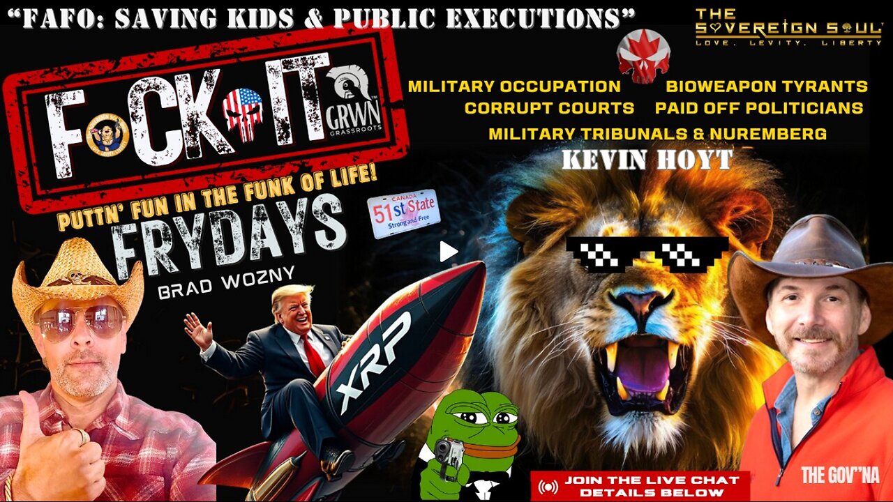 💥F😂CKIT⚔️FRYDAY💥Kevin Hoyt Unleashes FAFO on [DS] Obama Sickos, Child Traffickers, NESARA & More!