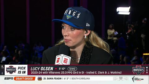 Paige Bueckers after selected #1 at 2025 WNBA Draft | UConn Huskies, Dallas Wings women's basketball