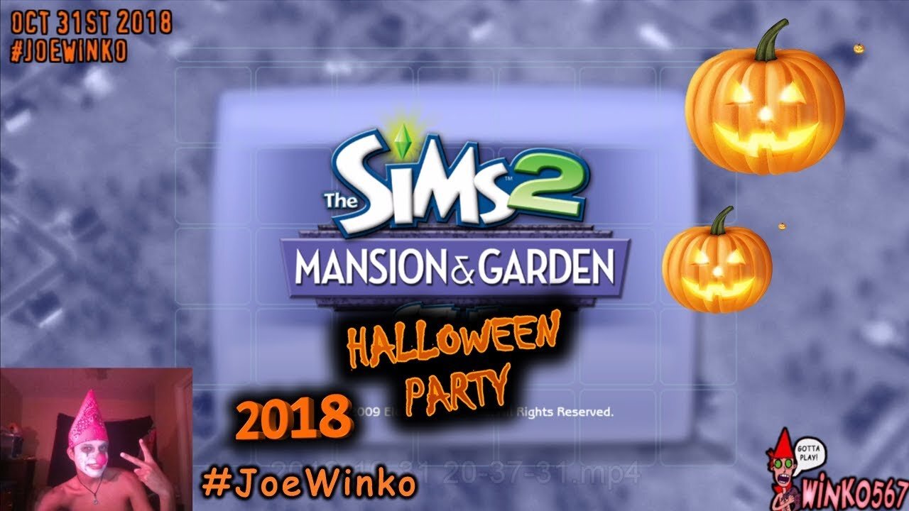 Halloween in the Sims 2! (Oct 31st 2018) - Joe Winko