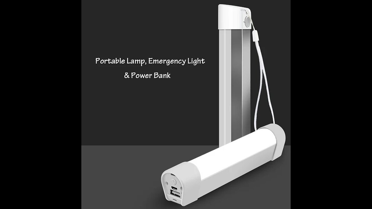 Keep Adventuring with 2-in-1 Rechargeable Lamp & Power Bank