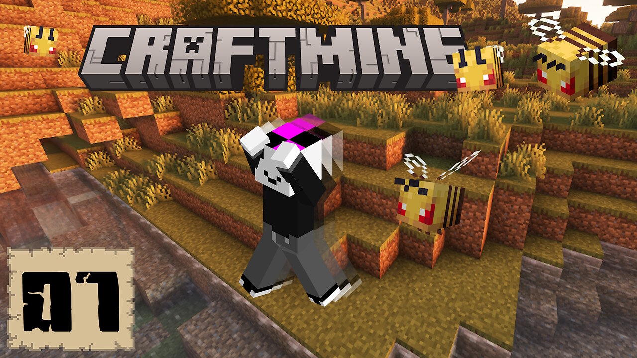 Bienen. Viele wütende Bienen - CraftMine #7