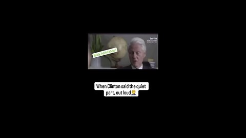 He said the quiet part out loud😬