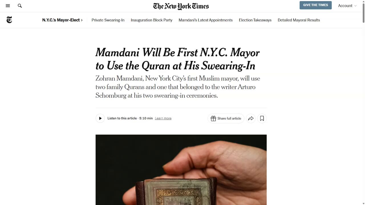 BANNON: The New York Times Is Glazing Mamdani, They're Glazing The Quran, They're Glazing Islam, It Is SICKENING!