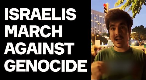ISRAELIS March Against Genocide - w./ Iddo Elam