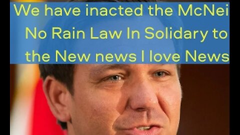 Ron Desantis in Favor of McNeil and Police Chief