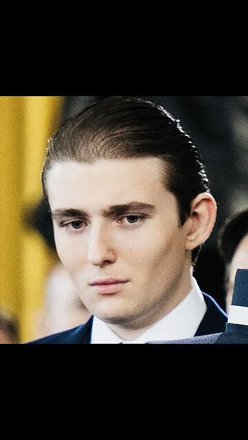 BARRON TRUMP age 4 years to 19 years old.