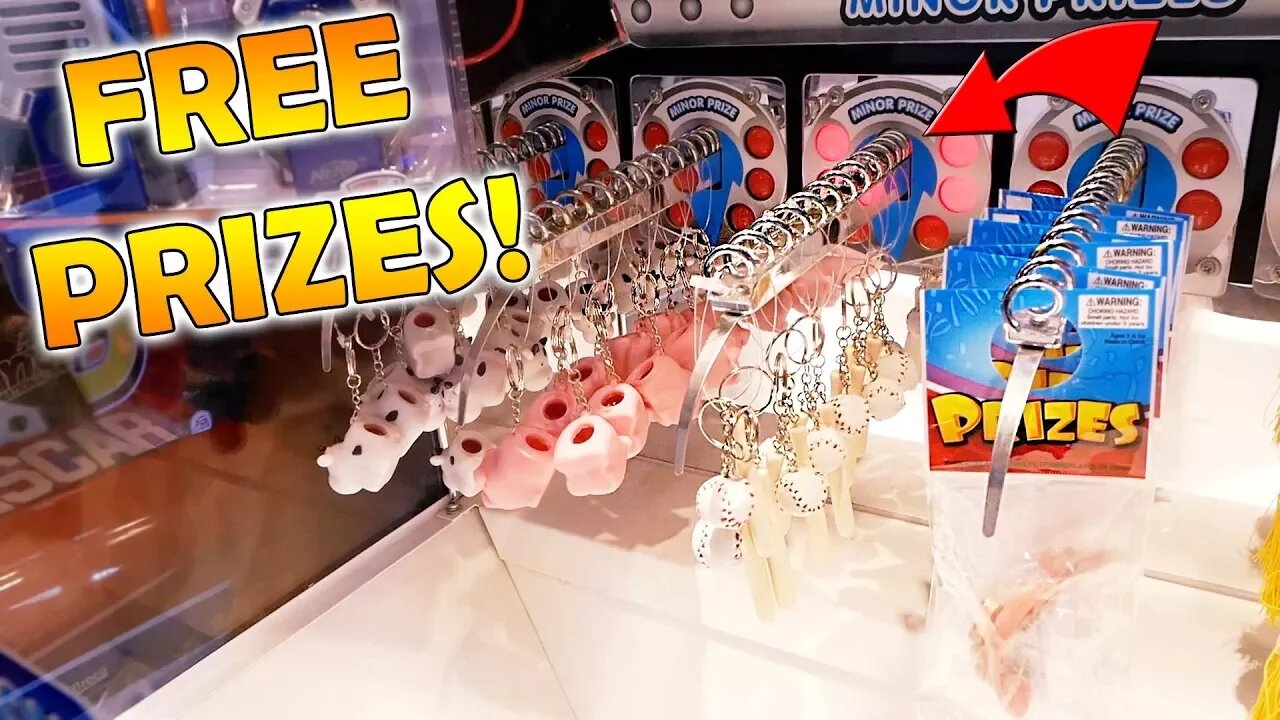 THIS ARCADE GAME GIVES YOU FREE PRIZES!