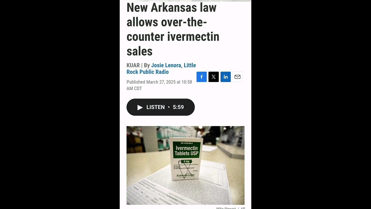 Ivermectin Legal In Arkansas Over The Counter