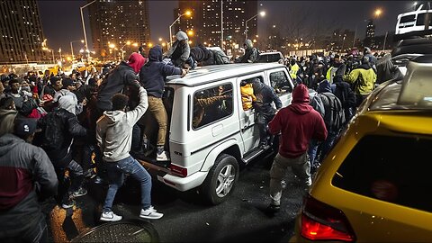 Gang Steals 'Entire Street' Full of Cars… As NYC Collapses