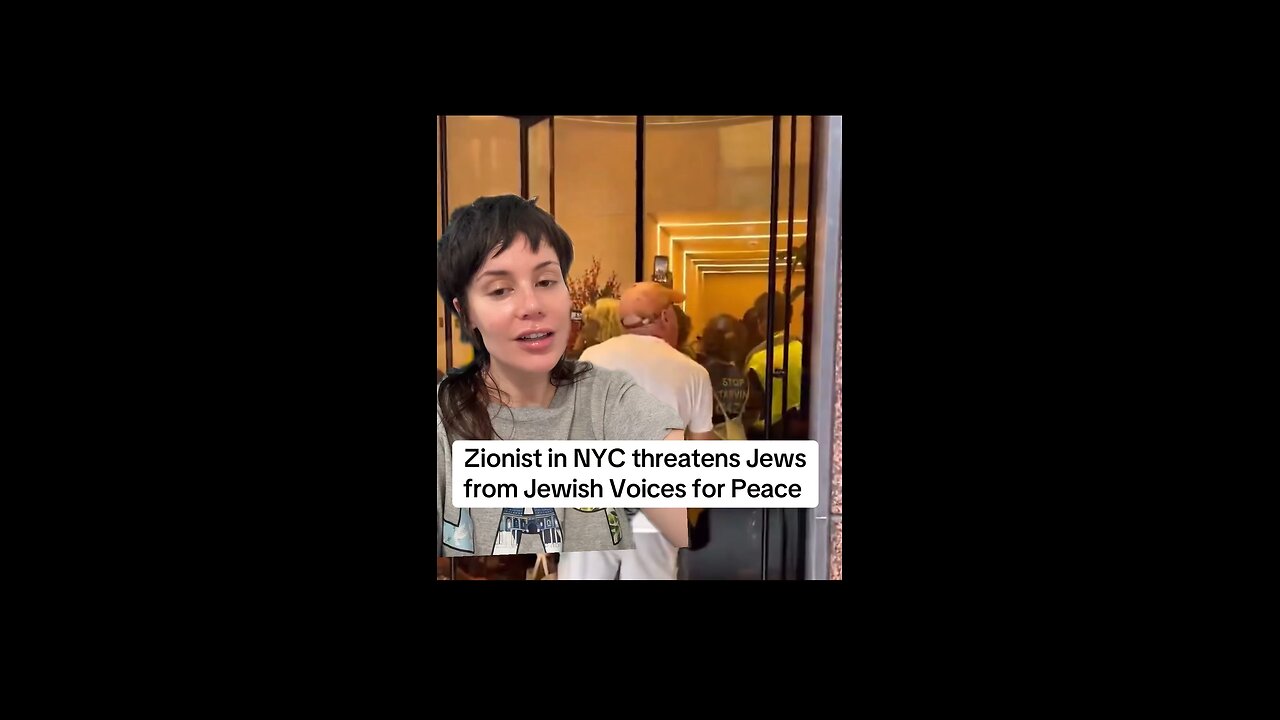 Psycho Zionist Threatens Antizionist Jews in NYC