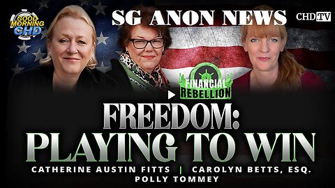 Freedom: Playing To Win - Catherine Austin Fitts. SG ANON NEWS