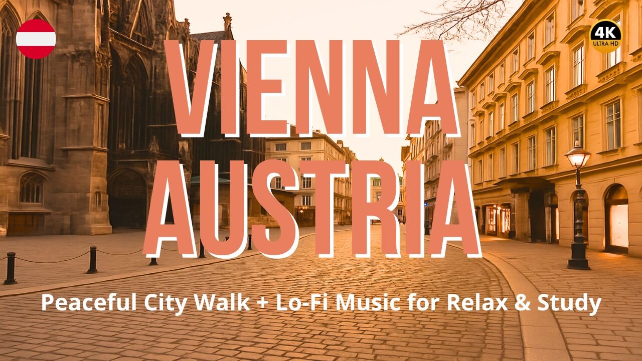 Relaxing Vienna Walk 🇦🇹 | Virtual Tour with Chill Lo Fi Beats & Historic Sights