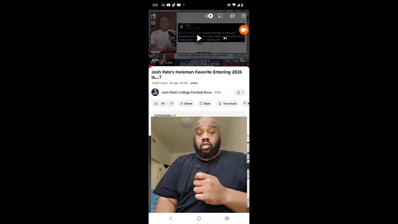 Pat's Preseason Heisman Trophy Pick