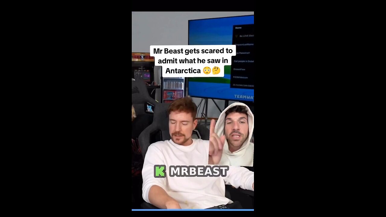 MrBeast has seen the wall in Antarctica talking about it on a podcast