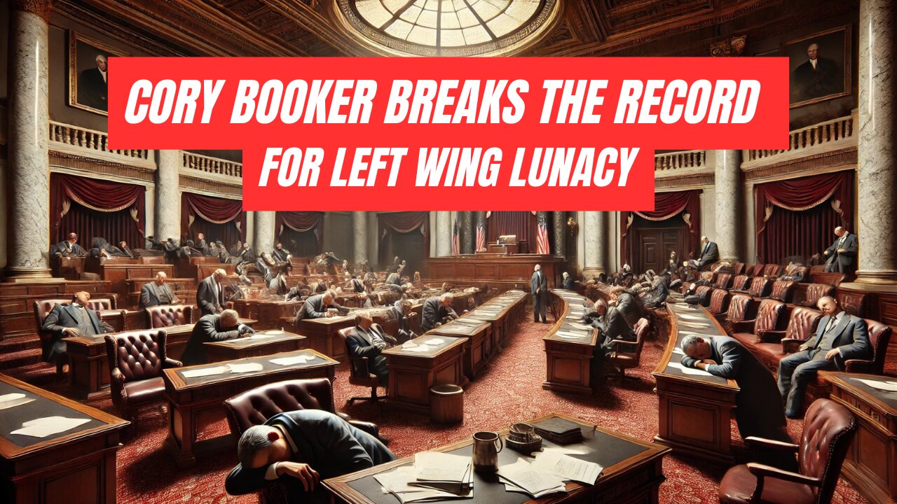 Cory Booker Breaks the Record for Left Wing Lunacy