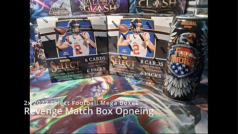 Opening 2x Select Football Mega Boxes Revenge Match Box Opening