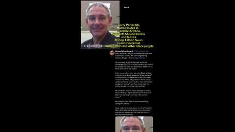 Racist calls black preacher and leaves a racist nasty voicemail mocking black people