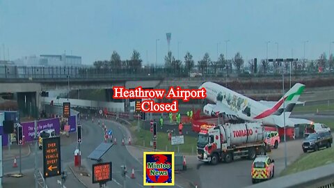 Heathrow Airport closed due to fire at London electrical substation